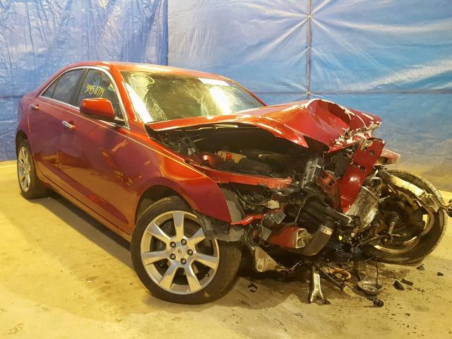 1G6AG5RX7E0123415 - 2014 CADILLAC ATS RED photo 1