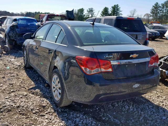 1G1PC5SH7B7151054 - 2011 CHEVROLET CRUZE LS BLACK photo 3