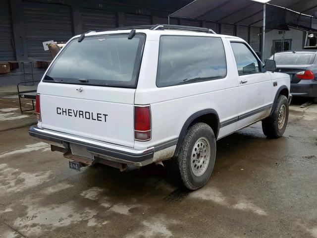 1G8CT18RXG8183510 - 1986 CHEVROLET BLAZER S10 WHITE photo 4