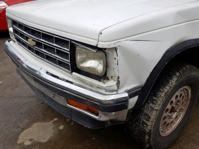 1G8CT18RXG8183510 - 1986 CHEVROLET BLAZER S10 WHITE photo 9