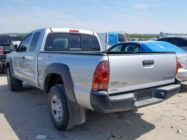 5TFTX4GN0DX022367 - 2013 TOYOTA TACOMA PRE SILVER photo 3