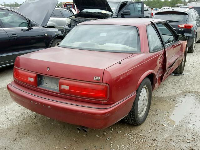 2G4WB12L0S1437565 - 1995 BUICK REGAL CUST RED photo 4