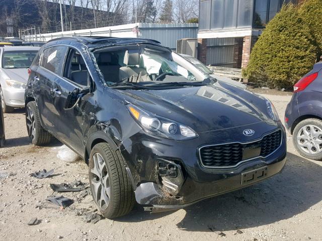 KNDPRCA6XJ7372303 - 2018 KIA SPORTAGE S BLACK photo 1