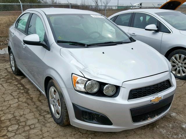 1G1JA5SH6F4123359 - 2015 CHEVROLET SONIC LS SILVER photo 1