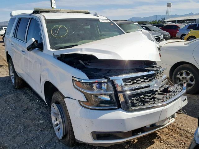 1GNSK3ECXFR582160 - 2015 CHEVROLET TAHOE SPEC WHITE photo 1