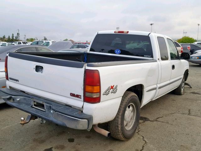 1GTEK19T31E135741 - 2001 GMC NEW SIERRA WHITE photo 4