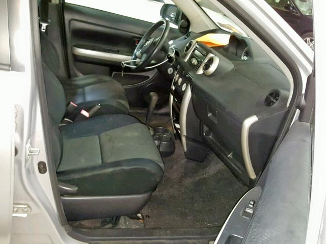 JTKKT624165017591 - 2006 TOYOTA SCION XA SILVER photo 5