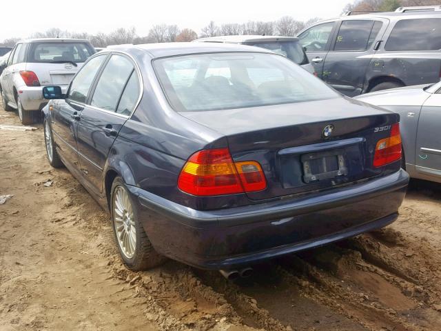 WBAEV53403KM32242 - 2003 BMW 330 I BLUE photo 3