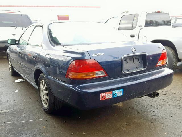 JH4UA2646VC006491 - 1997 ACURA 2.5TL BLUE photo 3