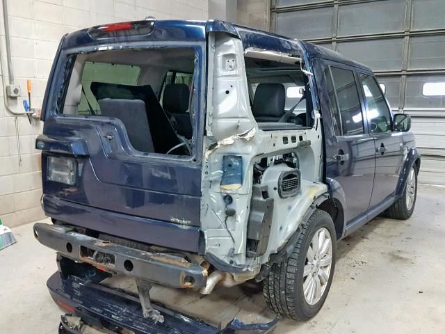 SALAK2D43CA652125 - 2012 LAND ROVER LR4 HSE LU BLUE photo 4