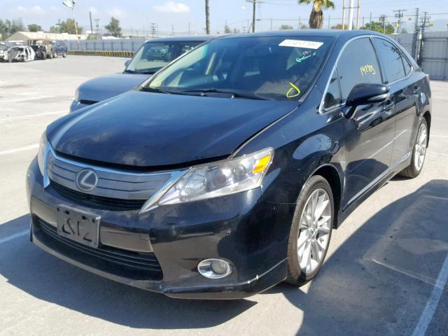 JTHBB1BA4A2021176 - 2010 LEXUS HS 250H BLACK photo 2