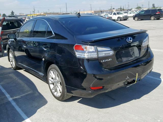 JTHBB1BA4A2021176 - 2010 LEXUS HS 250H BLACK photo 3