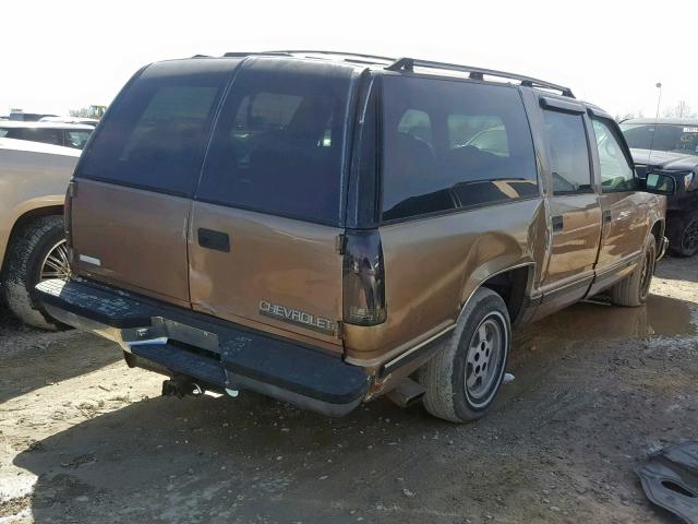 1GNEC16K4SJ343524 - 1995 CHEVROLET SUBURBAN GOLD photo 4