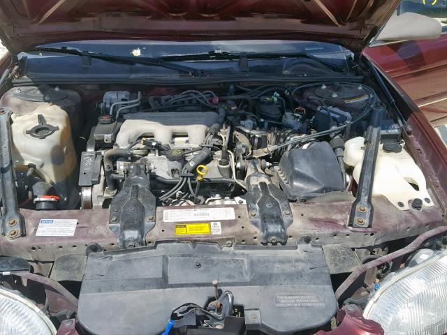 2G1WL52M2V9342344 - 1997 CHEVROLET LUMINA BAS 栗色 照片 7