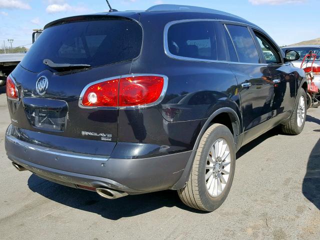 5GALRBED9AJ121259 - 2010 BUICK ENCLAVE CX BLACK photo 4