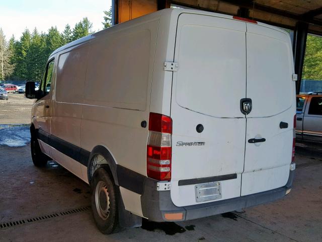 WD0PE746675175297 - 2007 DODGE SPRINTER 2 WHITE photo 3