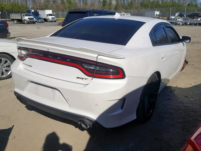 2C3CDXL95GH280609 - 2016 DODGE CHARGER SR WHITE photo 4