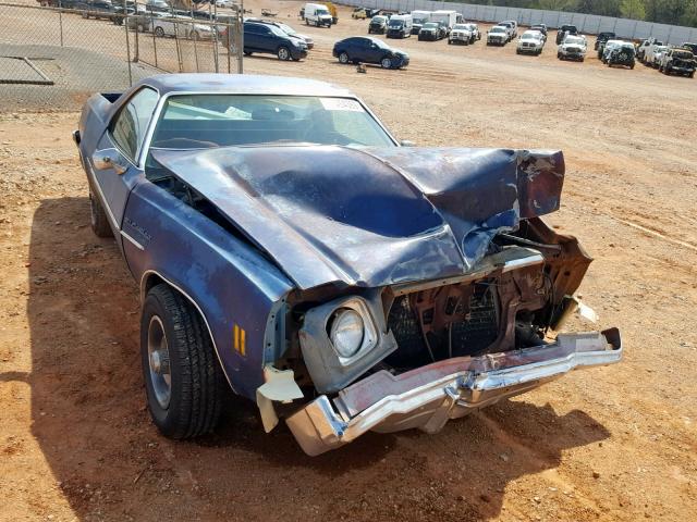 1D80U7Z497818 - 1977 CHEVROLET EL CAMINO BLUE photo 1