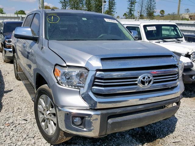 5TFFY5F17FX187642 - 2015 TOYOTA TUNDRA CRE SILVER photo 1