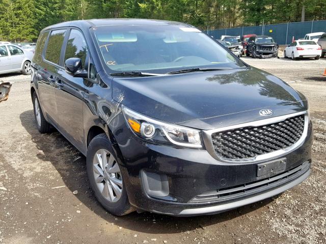 KNDMB5C18H6217771 - 2017 KIA SEDONA LX BLACK photo 1