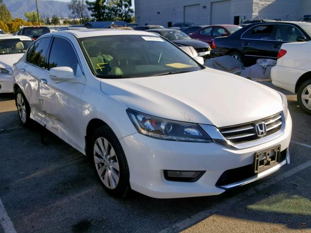 1HGCR3F81FA030663 - 2015 HONDA ACCORD EXL WHITE photo 1