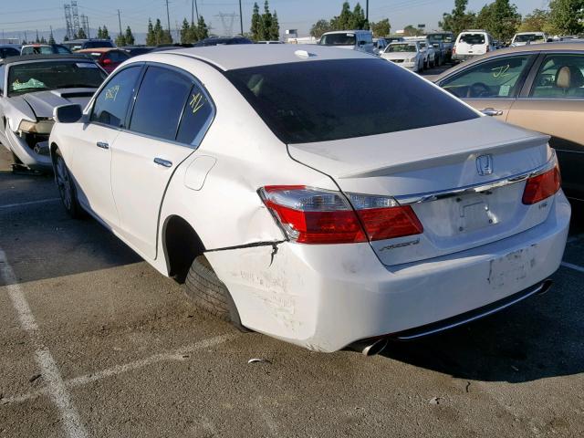 1HGCR3F81FA030663 - 2015 HONDA ACCORD EXL WHITE photo 3