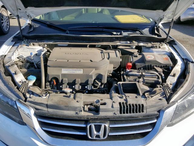 1HGCR3F81FA030663 - 2015 HONDA ACCORD EXL WHITE photo 7