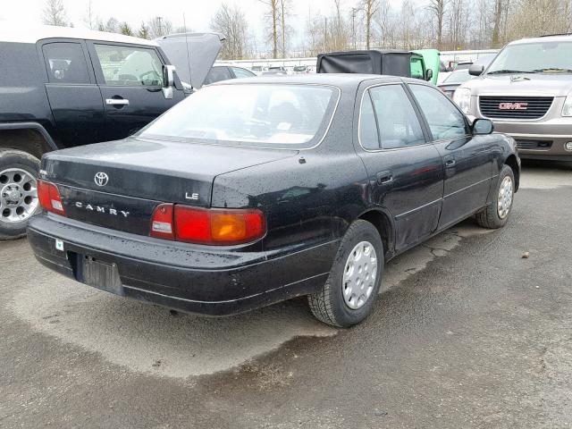 JT2BG12K4T0348695 - 1996 TOYOTA CAMRY DX BLACK photo 4