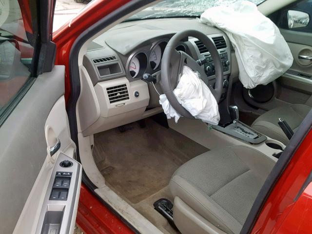 1B3LC56R68N695687 - 2008 DODGE AVENGER SX RED photo 9