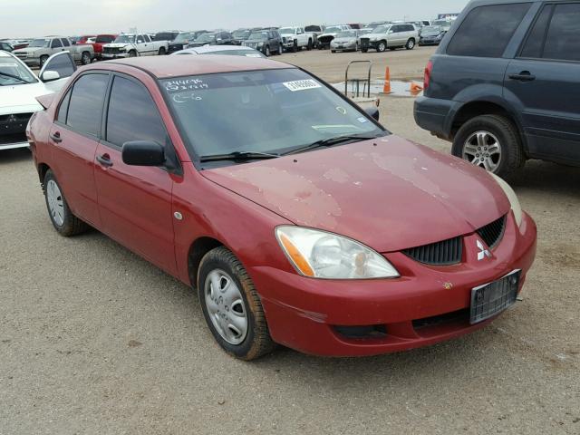 JA3AJ26E05U034762 - 2005 MITSUBISHI LANCER ES MAROON photo 1