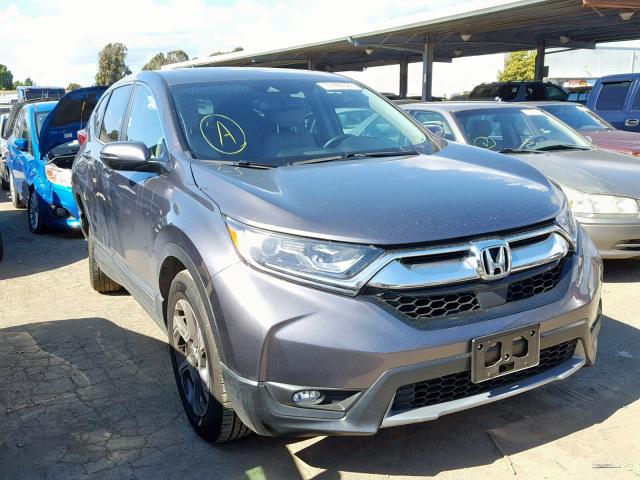 7FARW1H86JE001618 - 2018 HONDA CR-V EXL GRAY photo 1