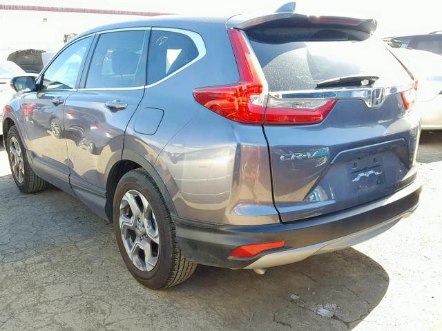 7FARW1H86JE001618 - 2018 HONDA CR-V EXL GRAY photo 3