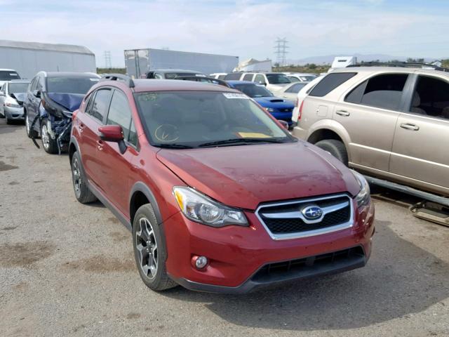 JF2GPAPC8F8293349 - 2015 SUBARU XV CROSSTR RED photo 1