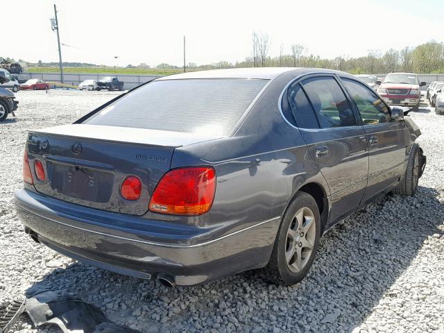 JT8BD69S730187101 - 2003 LEXUS GS 300 GRAY photo 4