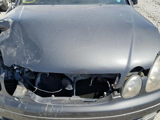 JT8BD69S730187101 - 2003 LEXUS GS 300 GRAY photo 7