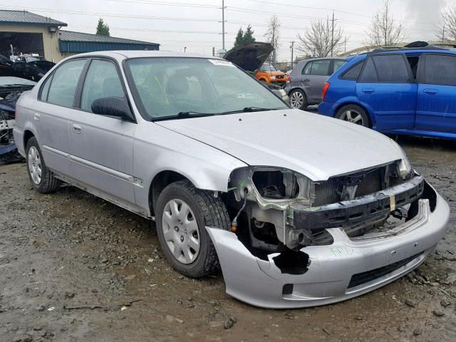 2HGEJ6619YH535939 - 2000 HONDA CIVIC BASE SILVER photo 1