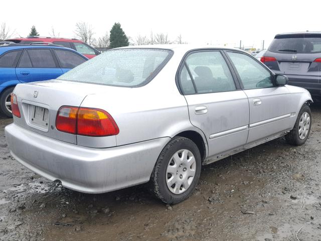 2HGEJ6619YH535939 - 2000 HONDA CIVIC BASE SILVER photo 4