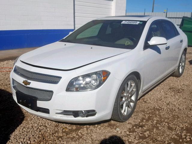 1G1ZE5E16BF395365 - 2011 CHEVROLET MALIBU LTZ 白色 照片 2