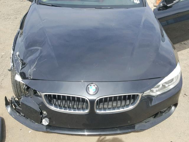 WBA3N5C57FK198394 - 2015 BMW 428 XI BLACK photo 7