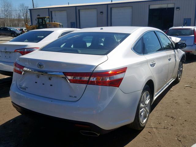 4T1BK1EB1EU127094 - 2014 TOYOTA AVALON BAS WHITE photo 4