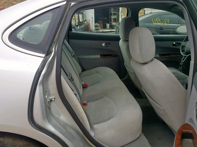 2G4WC532651327473 - 2005 BUICK LACROSSE C SILVER photo 6