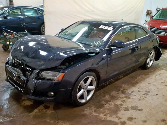 WAUDK78TX9A005116 - 2009 AUDI A5 QUATTRO BLACK photo 2