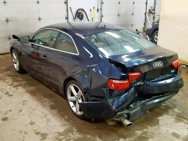 WAUDK78TX9A005116 - 2009 AUDI A5 QUATTRO BLACK photo 3