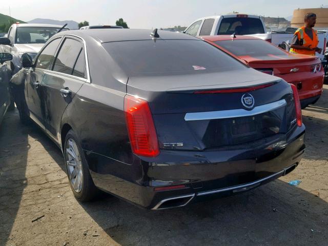 1G6AR5SX8E0127073 - 2014 CADILLAC CTS LUXURY BLACK photo 3