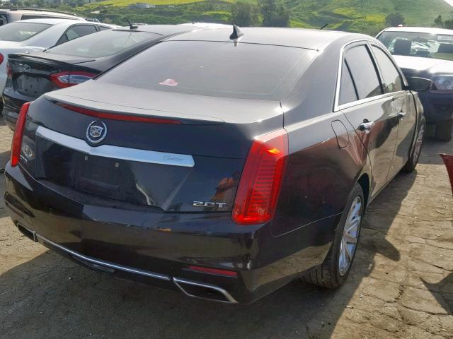 1G6AR5SX8E0127073 - 2014 CADILLAC CTS LUXURY BLACK photo 4