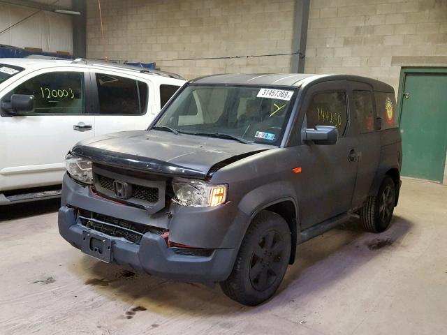 5J6YH2H71AL006604 - 2010 HONDA ELEMENT EX BLACK photo 2