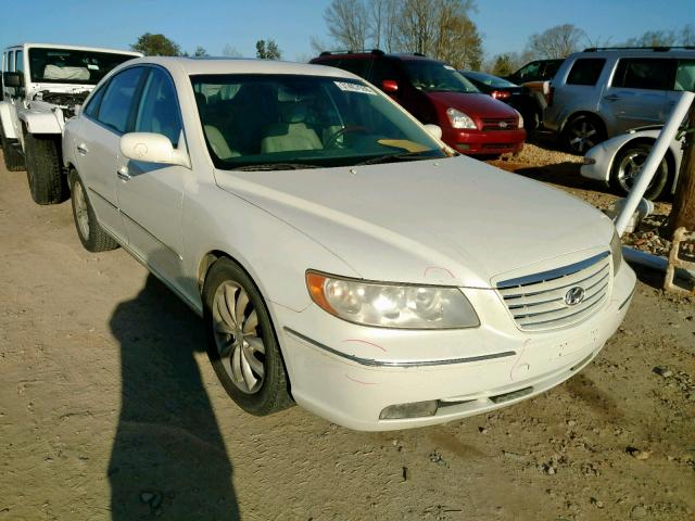 KMHFC46F46A109368 - 2006 HYUNDAI AZERA SE WHITE photo 1