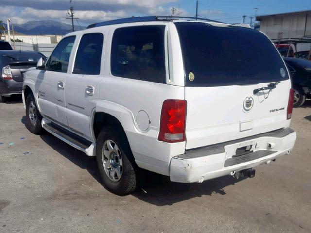 1GYEK63N42R103859 - 2002 CADILLAC ESCALADE L WHITE photo 3