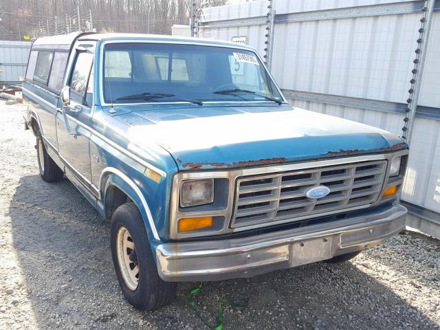 1FTCF10F7DNA53986 - 1983 FORD F100 GREEN photo 1