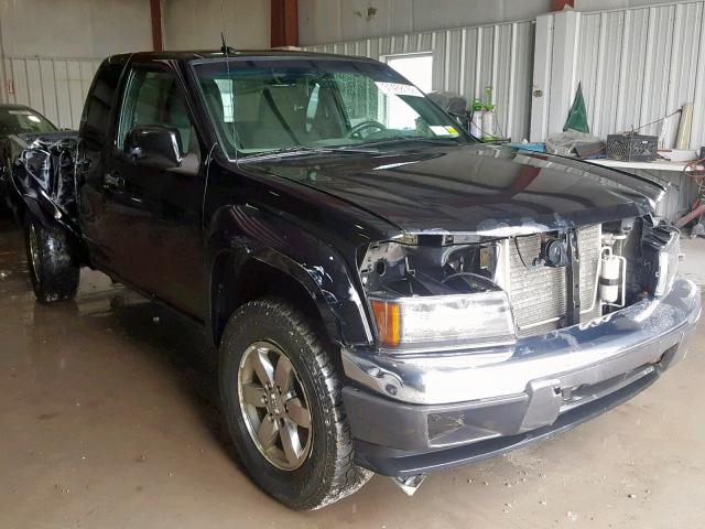 1GTJ6MFE4C8100542 - 2012 GMC CANYON SLE BLACK photo 1